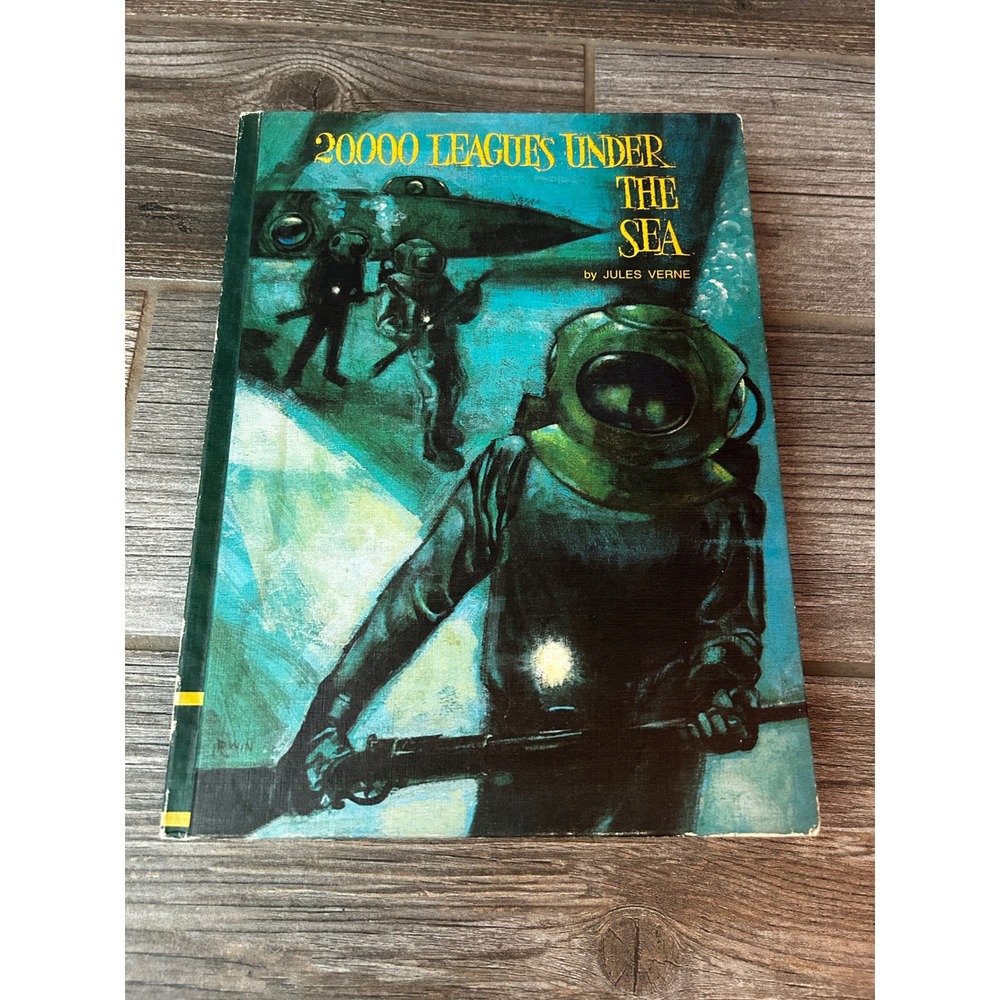 VTG 20000 Leagues Under the Sea‎ Jules Verne Educator Classic Library Book 1968
